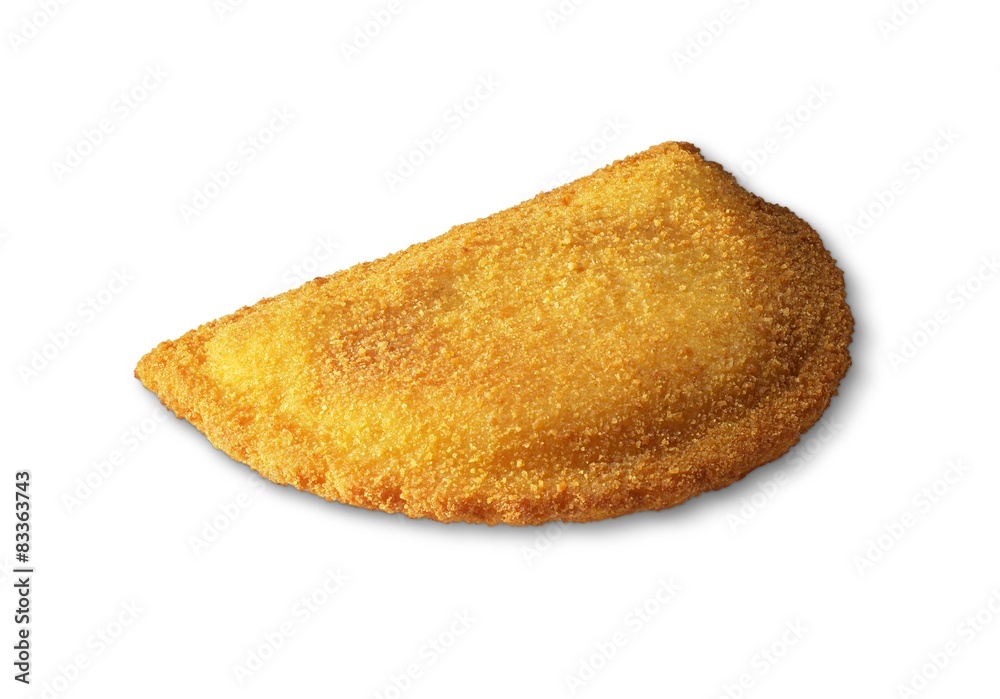 Fried Cheese isolated on white background Fried Cheese isolated on white background