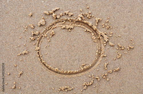 circle in the sand