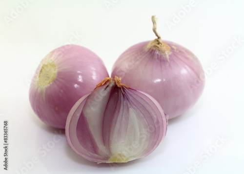 Thai red sweet onions vegetable