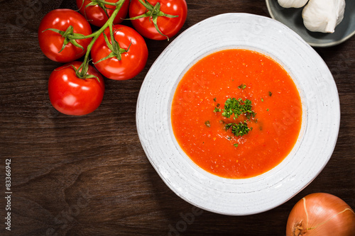 Tomato Gazpacho Soup