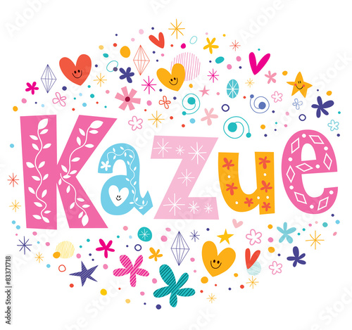 Kazue - a feminine Japanese given name