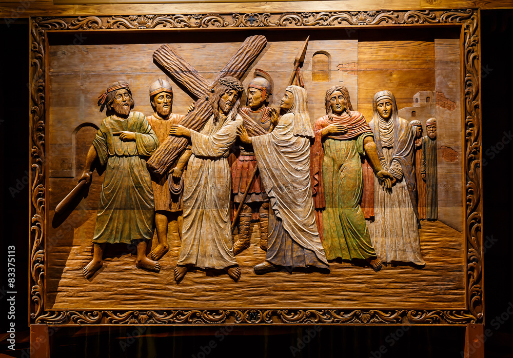 Jesus Wood Carving