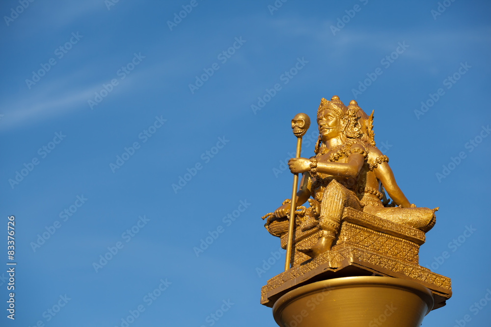 Obraz premium The reaper statue in Asia,