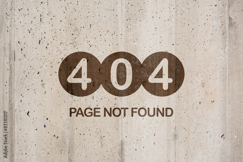 Page not found - 404 photo