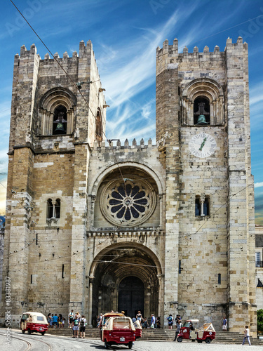 Lisbon Cathedral church Se (Santa Maria Maior de Lisboa), Portug photo