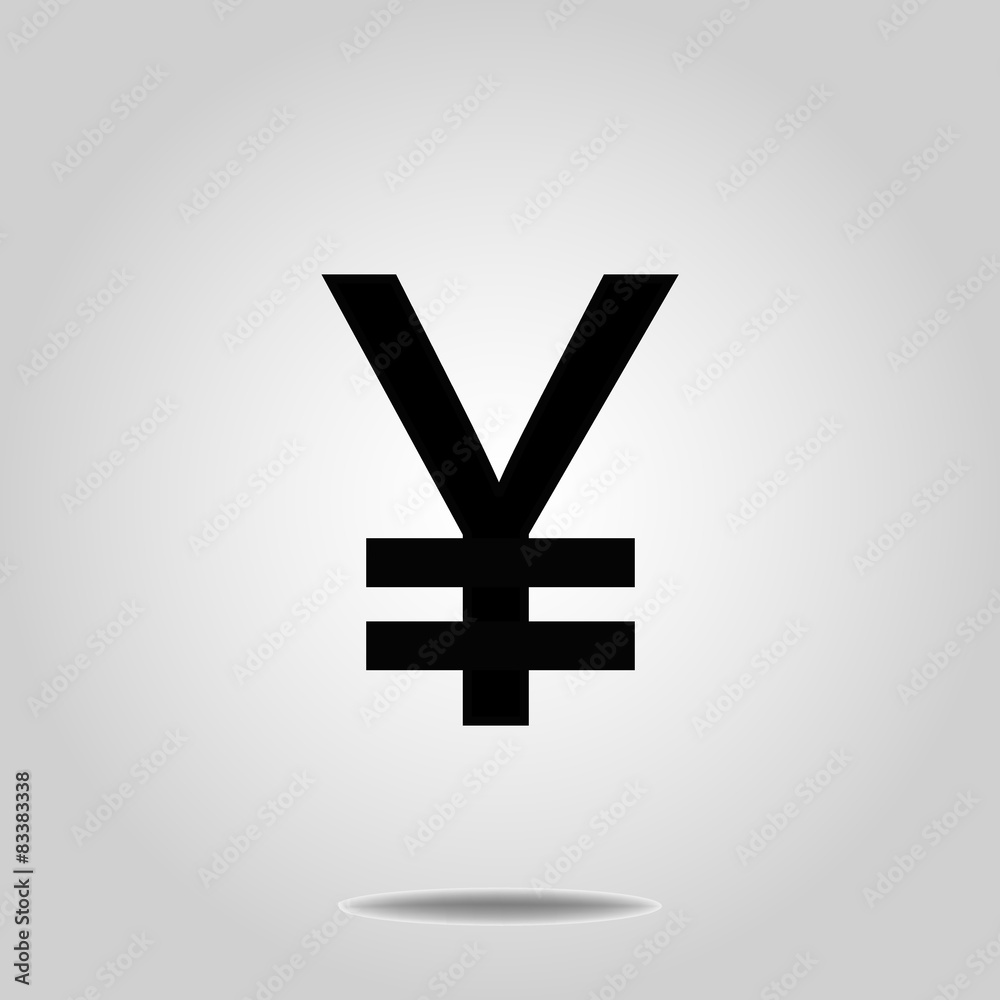 Fototapeta premium Yen icon