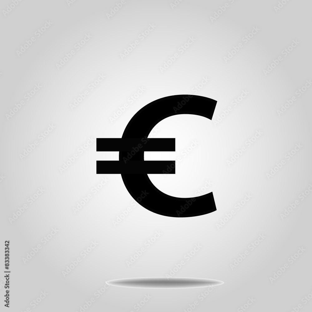 Eur vector icon Eur vector icon