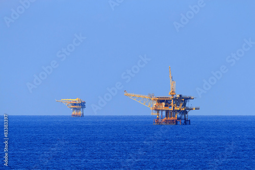 Two Offshore Production Platforms For Oil and Gas Production