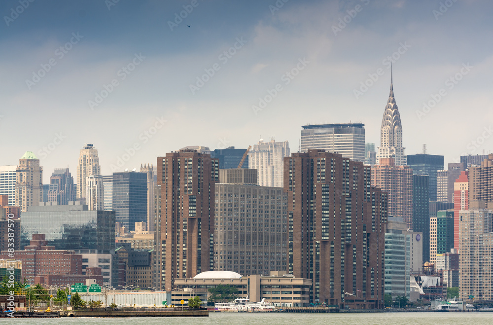 Obraz premium Amazing skyline of Manhattan - New York Skyscrapers