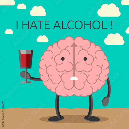 Brain character and wine