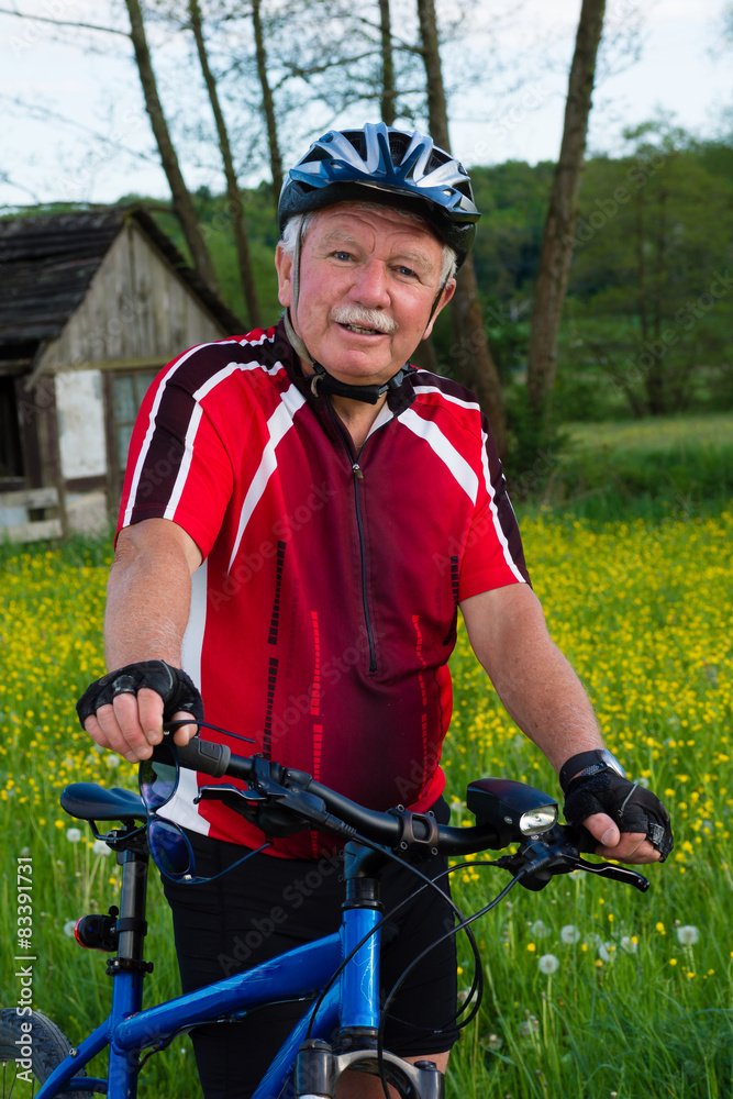 Naklejka premium Radfahrer