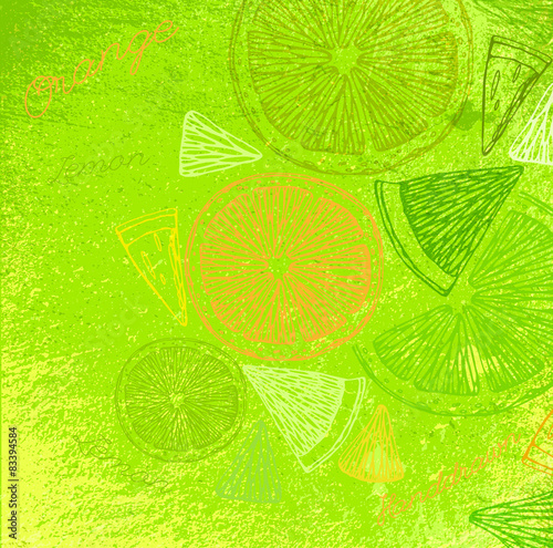 Handdrawn Orange