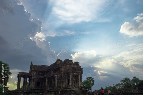 Angkor Wat at sunrise photo