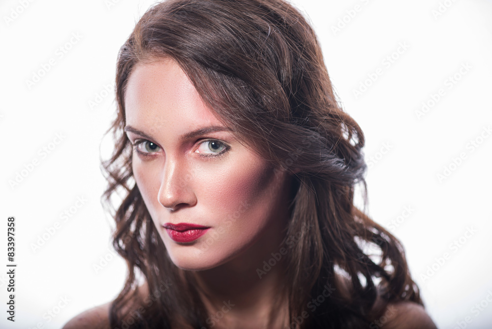 beautiful lady with a pleasant face beautiful lady with a pleasant face