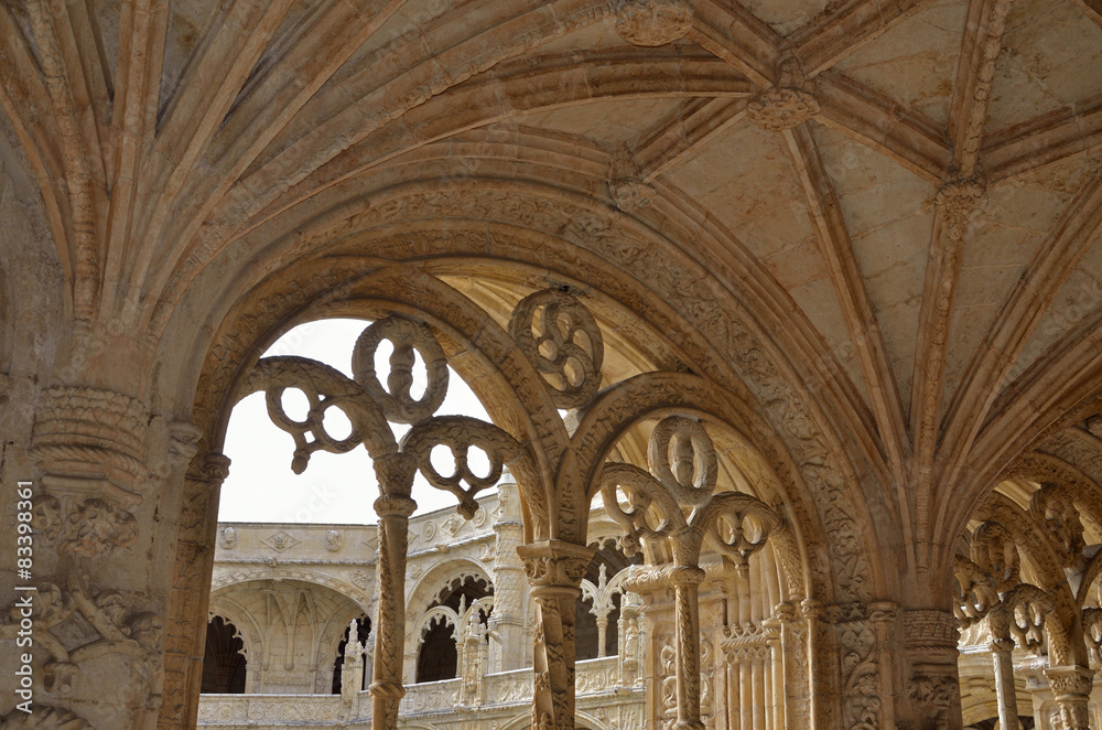 Kreuzgang im Kloster Jeronimos, Lissabon