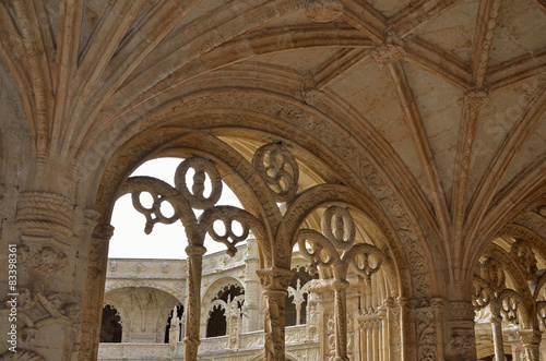 Kreuzgang im Kloster Jeronimos  Lissabon