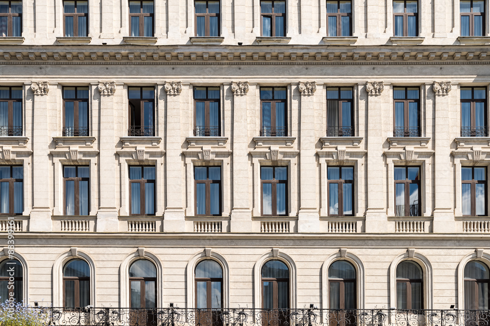 Vintage Architecture In Bucharest, Romania