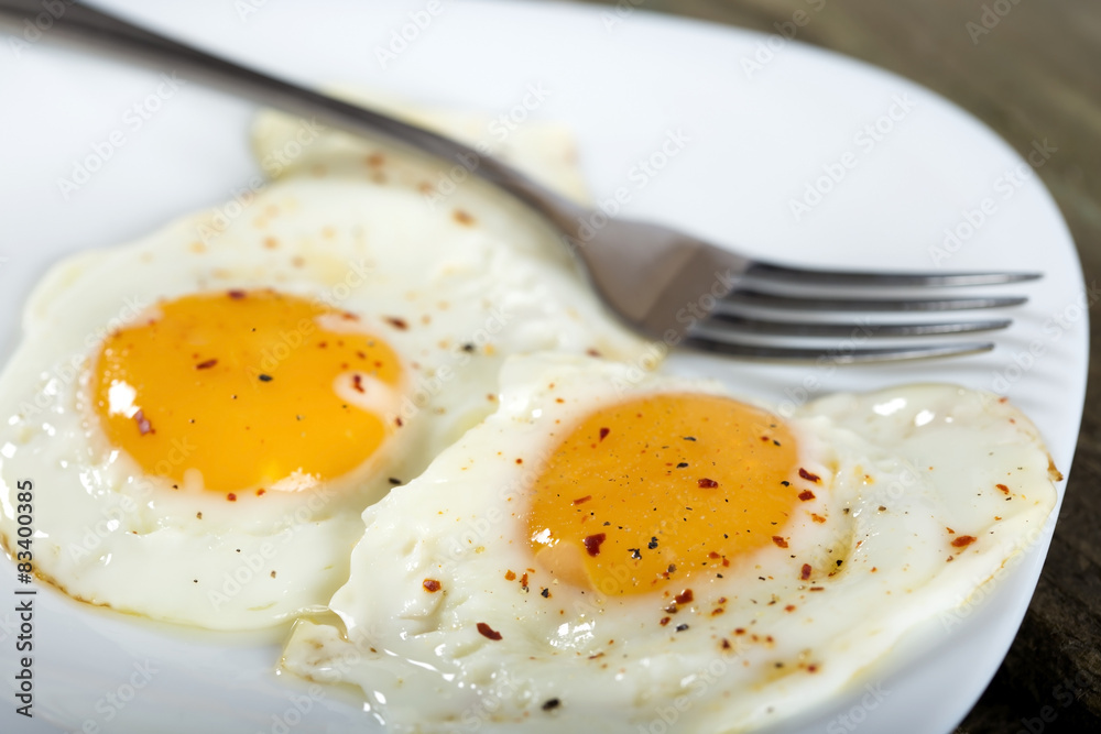 Two fried eggs Two fried eggs
