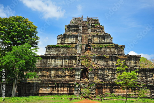 Ruins of Koh Ker Temple in Cambodia