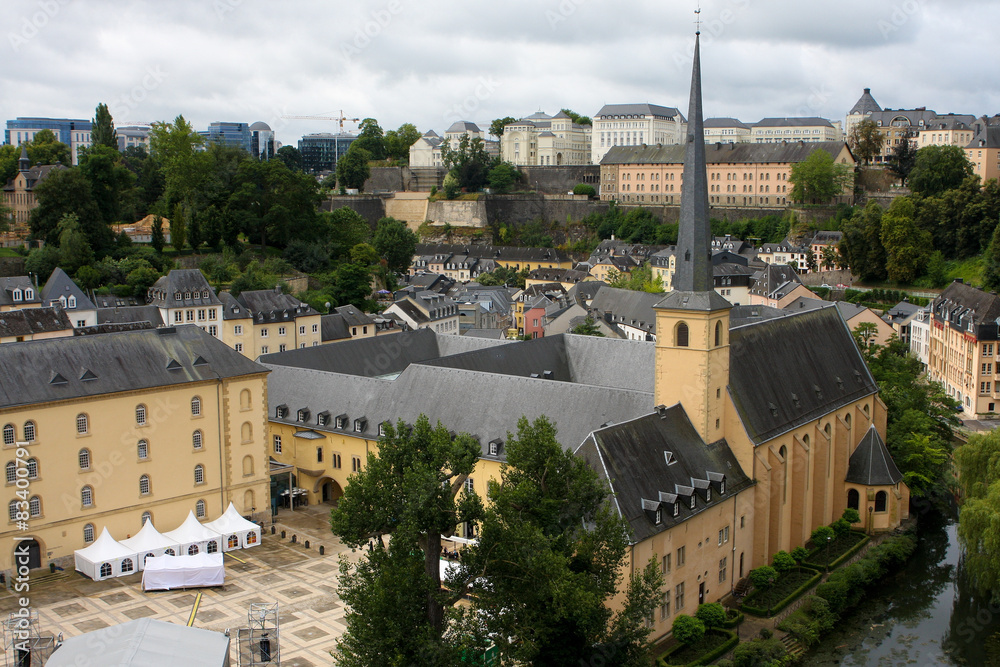 View on old Luxembourg city