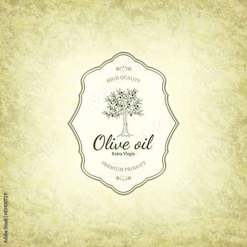 Olive label design