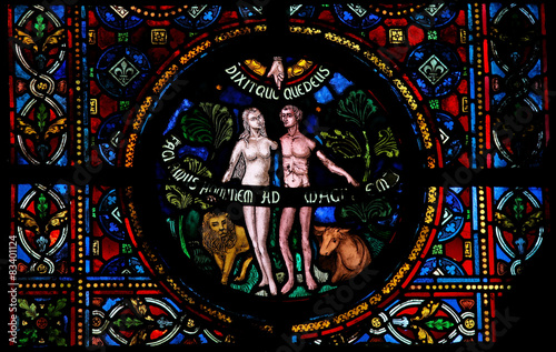 Valokuvatapetti Creation of Adam and Eve - Genesis