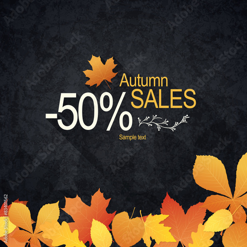 Autumn promotional banner