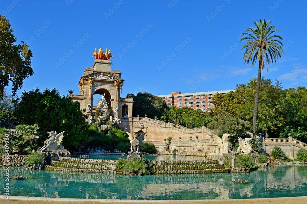 Spain Barcelona Fountain