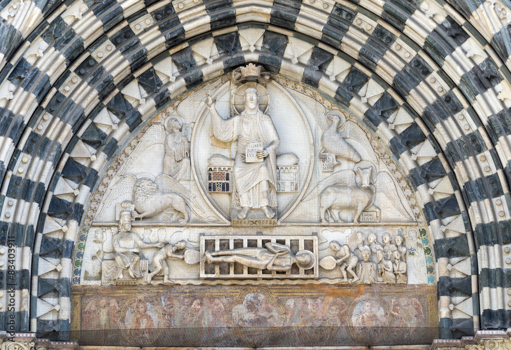 Obraz premium Genoa (italy), cathedral
