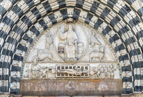 Genoa  italy   cathedral