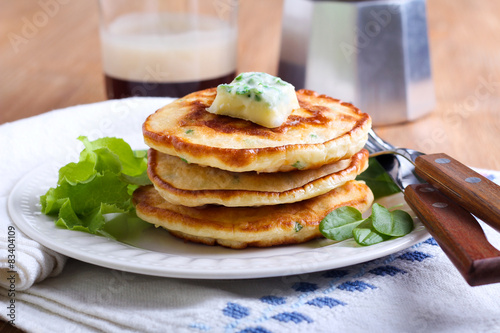 Sweetcorn pancakes