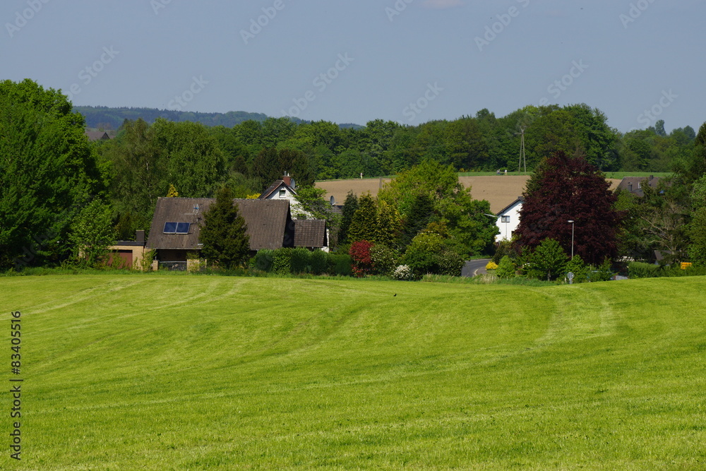 Ein Dorf in Much im Rhein-Sieg Kreis