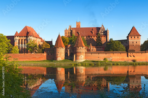 Malbork castle, Teutonic Knights' fortress, Poland. photo