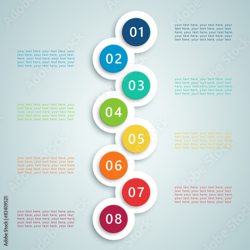 Number Steps Infographic 7   © olliethedesigner