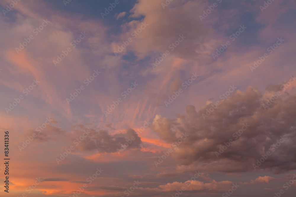 Sky and Clouds at Sunset