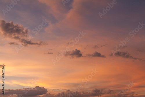 Sky and Clouds at Sunset © natureguy