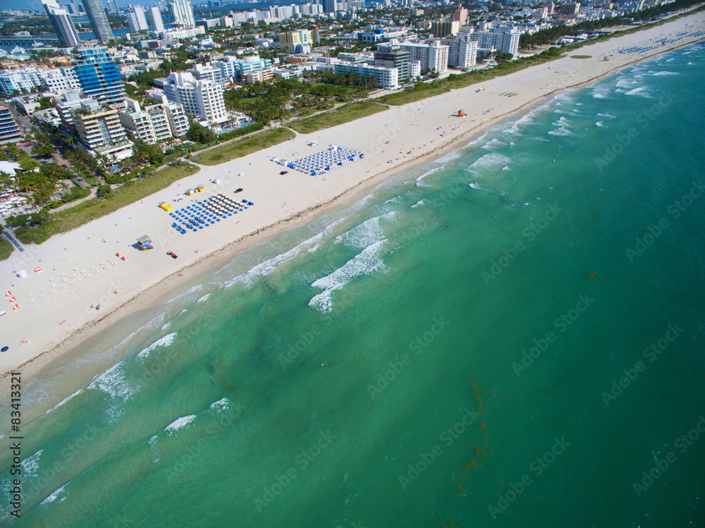 Aerial Miami Beach photo