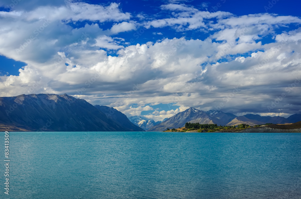 Beautiful background from The Lake Tekapo
