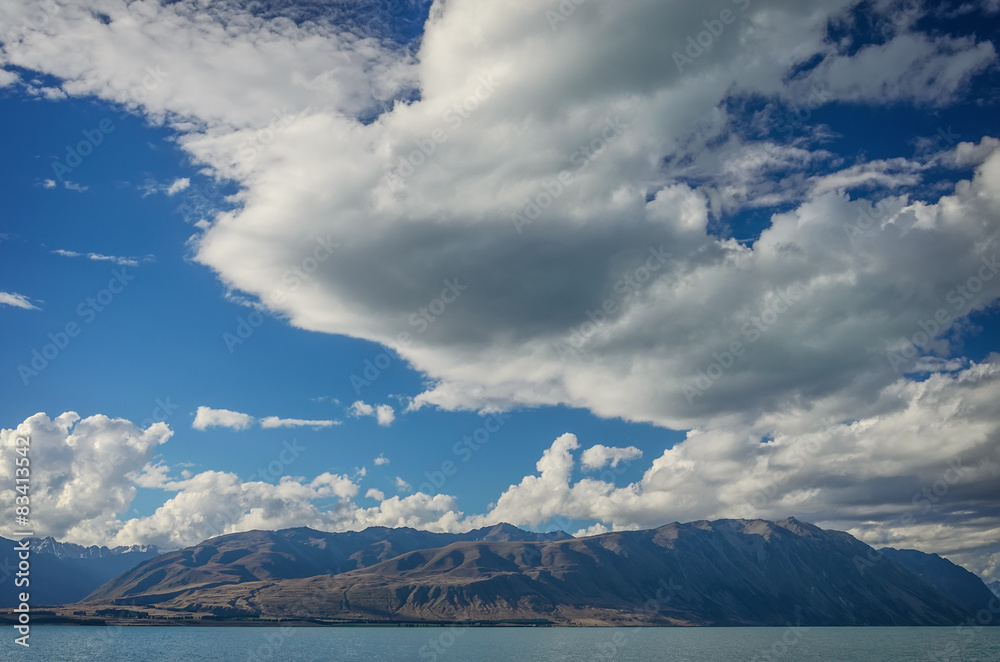 Beautiful background from The Lake Tekapo Beautiful background from The Lake Tekapo
