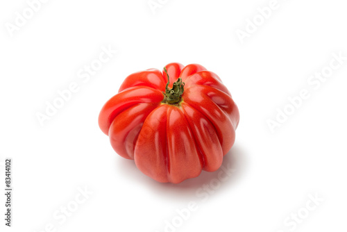 Beef Heart tomato, Olena Ukraina, isolated on white background