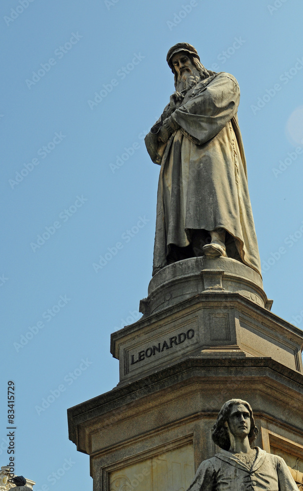 Leonardo da Vinci Denkmal in Mailand
