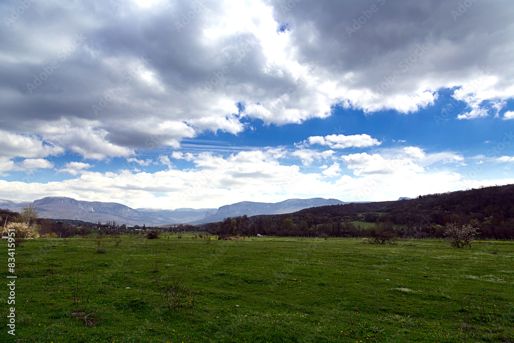 Photo beautiful Crimean landscape.