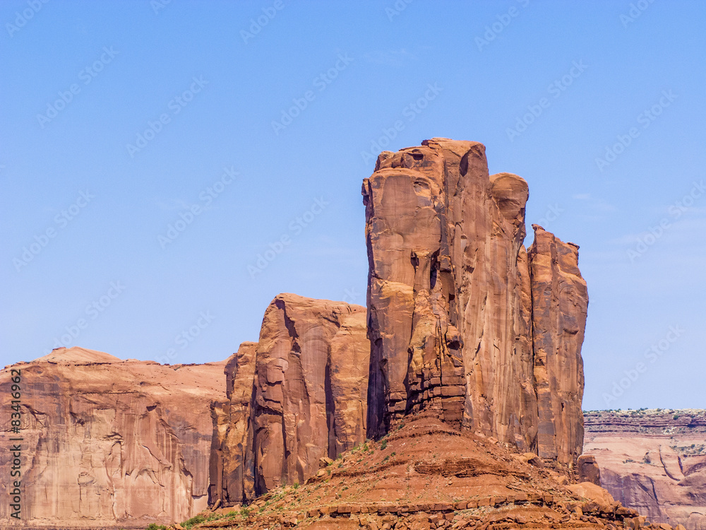 Fototapeta premium Camel Butte is a giant sandstone formation in the Monument valle