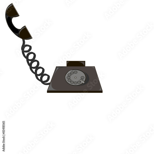 phone handset lifted, support Center, call , 