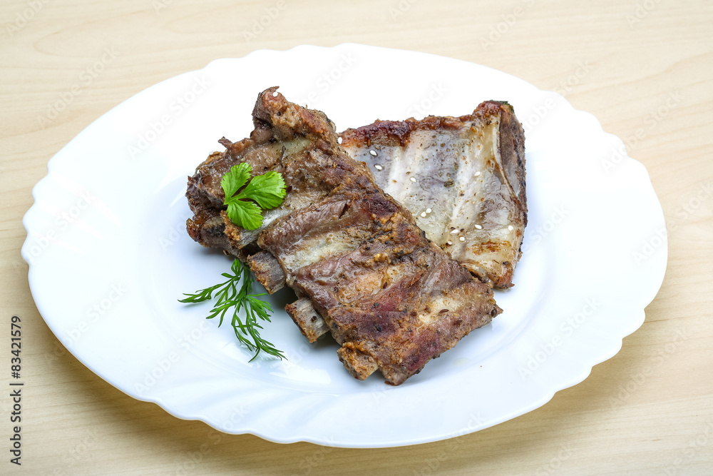 Roasted pork ribs Roasted pork ribs