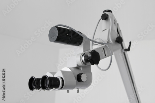 Ear microscope photo