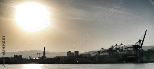 GENOA skyline At sunset