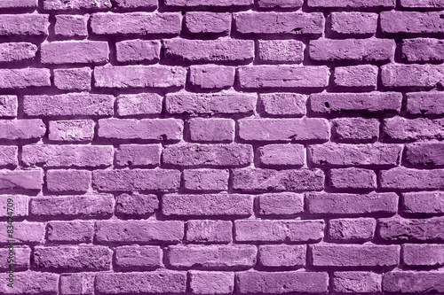 Background of purple brick wall pattern texture