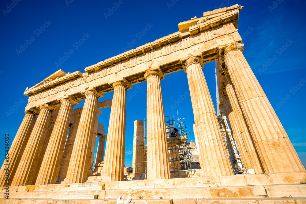 Parthenon temple in Acropolis