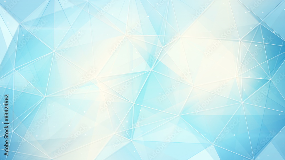 futuristic light blue triangles pattern seamless loop 4k
